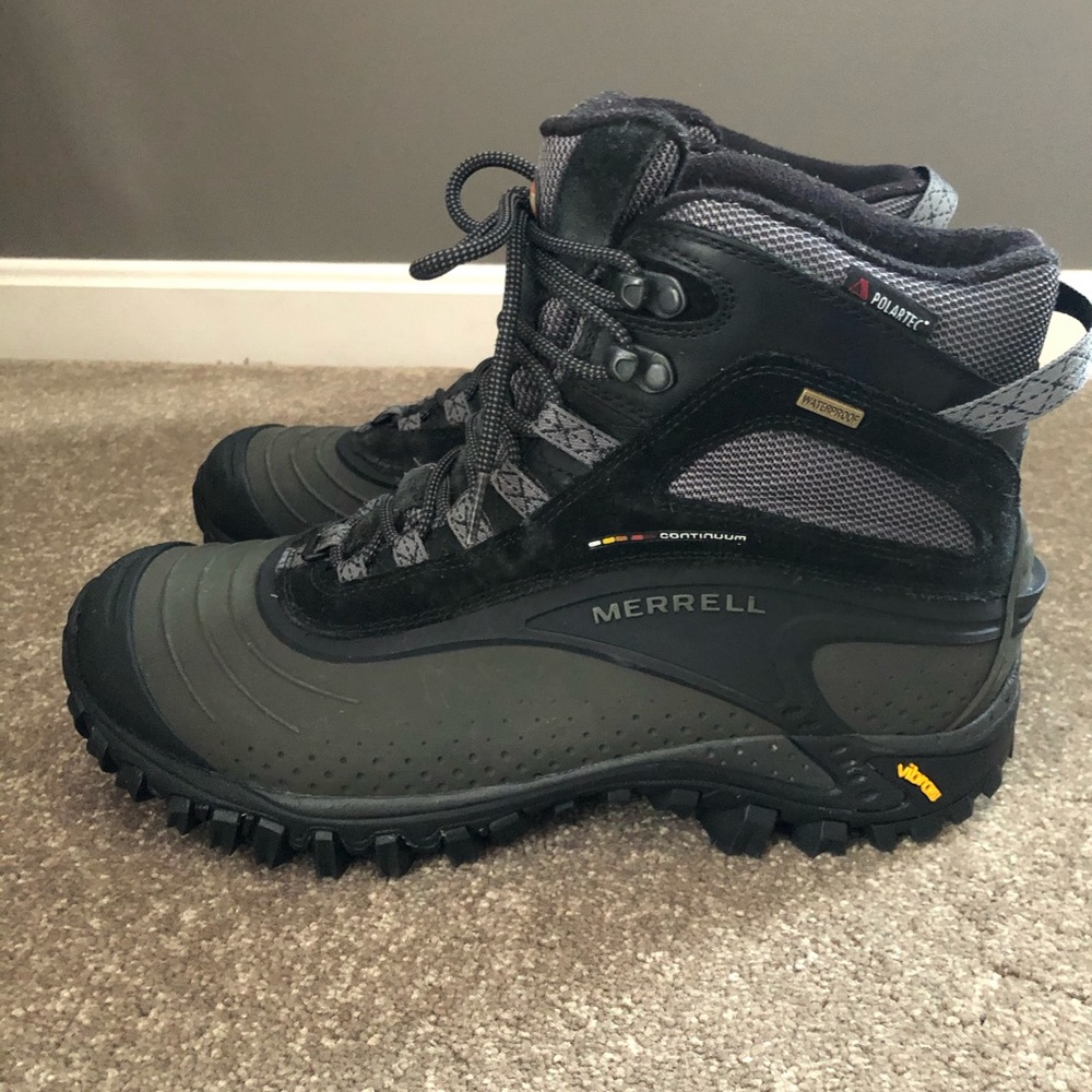 Merrill Polertec men’s lace up boots size US 11